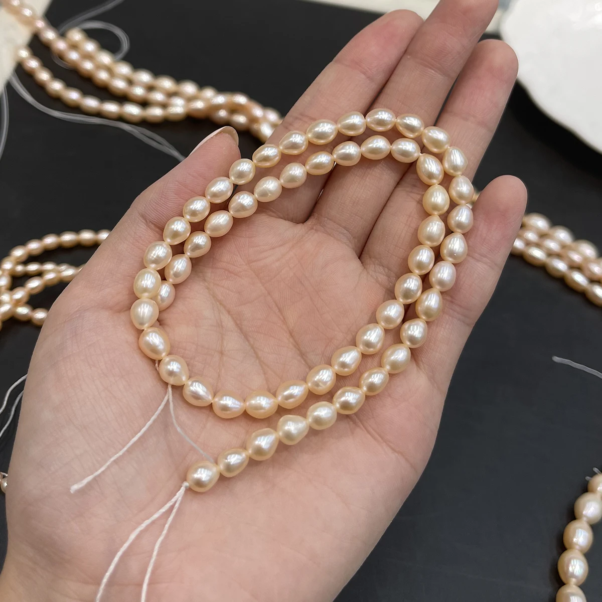 AAA DIY Pink Isolation Pearl Natural Freshwater Pearl For Jewelry Making DIY Necklace Bracelet Chains Earrings Accessory 5