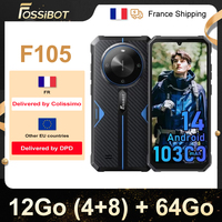 FOSSiBOT F105 robust Smartphone 12Go (4 + 8) RAM /64Go ROM screen \