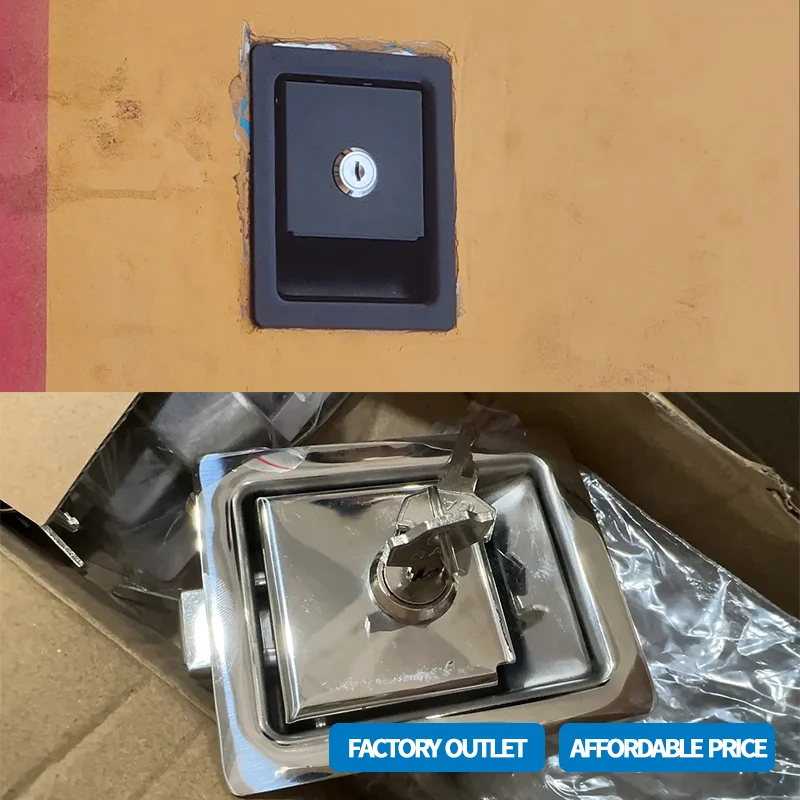 (4 Piece) Stainless Steel Or Iron Door Lock Anti-Collision Lock Industrial Switch Cabinet Chassis Cabinet Distribution Box