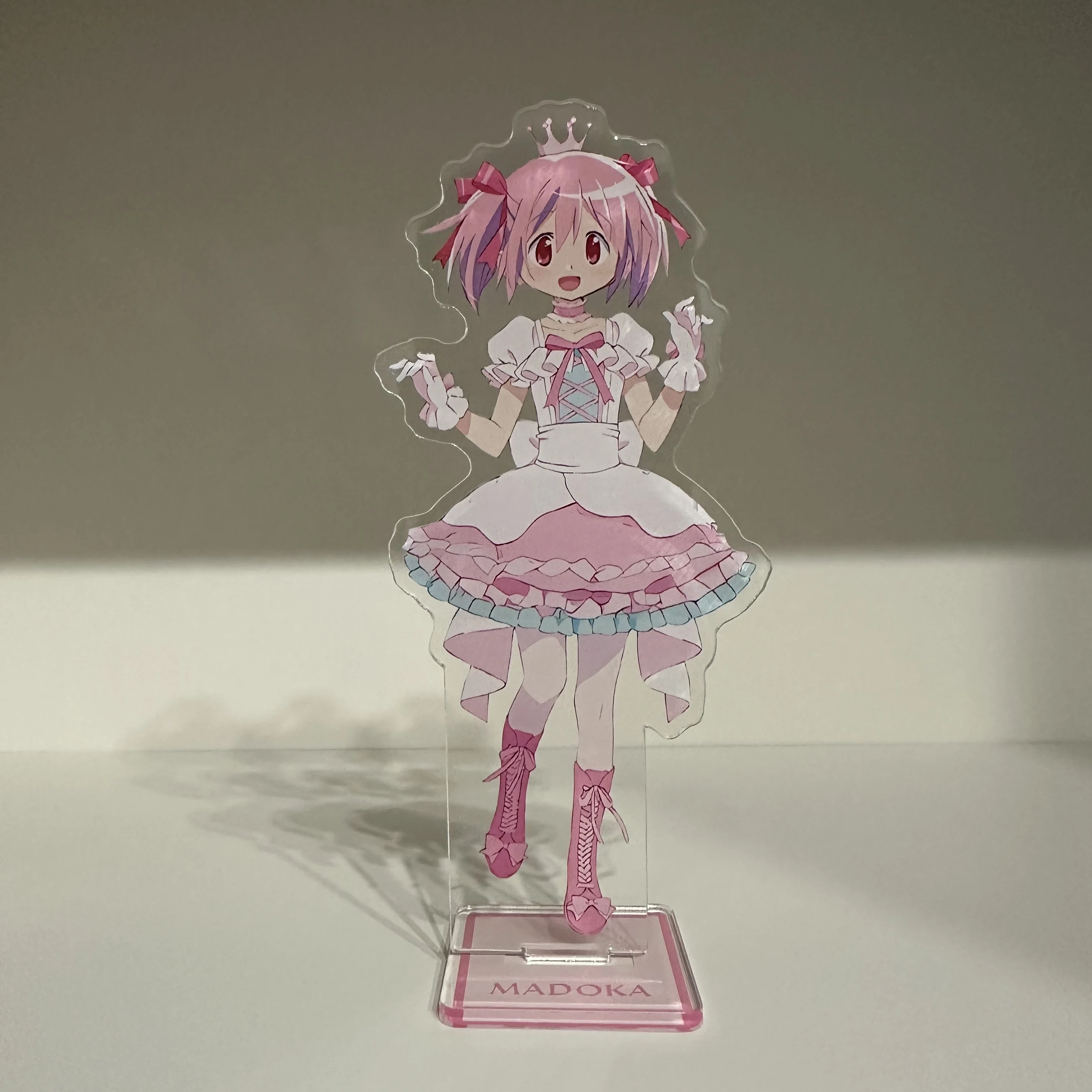 Puella Magi Madoka Magica Anime Figure Kaname Madoka Akemi Homura Miki Sayaka Acrylic Stands Model Keychain Desk Decor Cute Prop