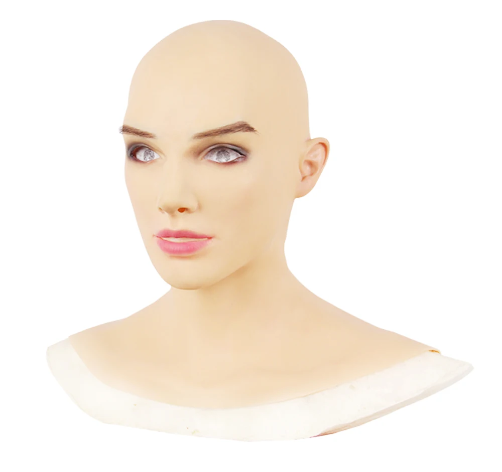 Eyung 2019 femake mask Betris realistic silicone female mask Masquerade party Halloween mask doll for cosplay Transgender