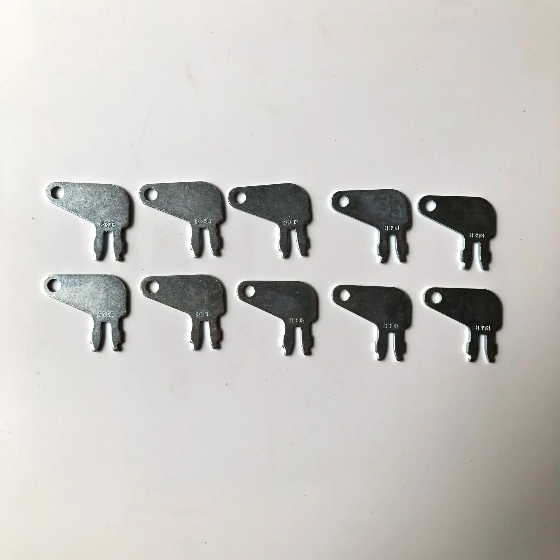 

10PCS 8398 Ignition Keys 8H5306 for Caterpillar Excavator