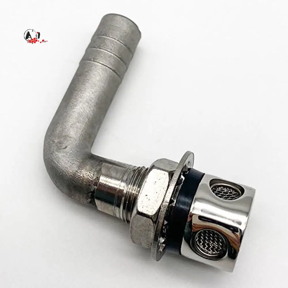 

A10E-Stainless Steel 90° Bend Fuel Breather Vent 3/5Inch - Boat/ Truck/ Car Gas Tank