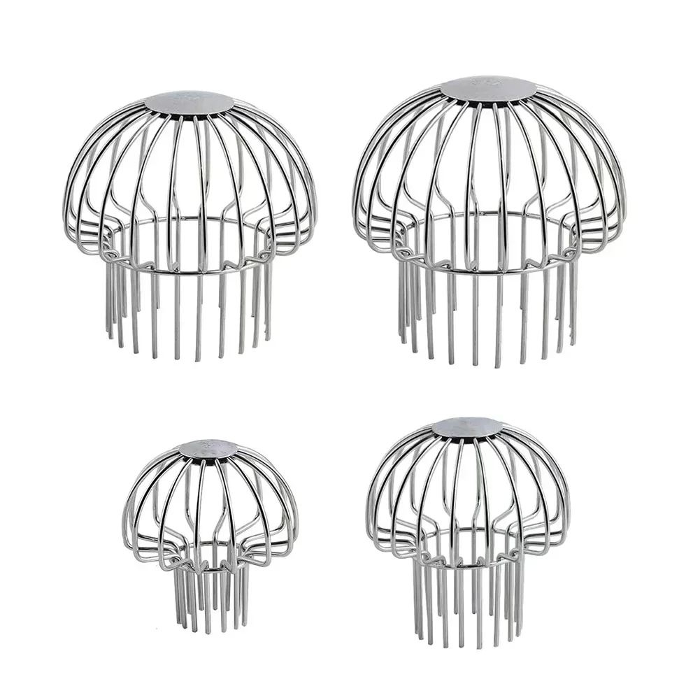 Rain Gutters Roof Guard Filters Drainage Pipe Filter Mesh Strainer Stops Blockage Leaf Drains Debris Floor Drain Net Cover