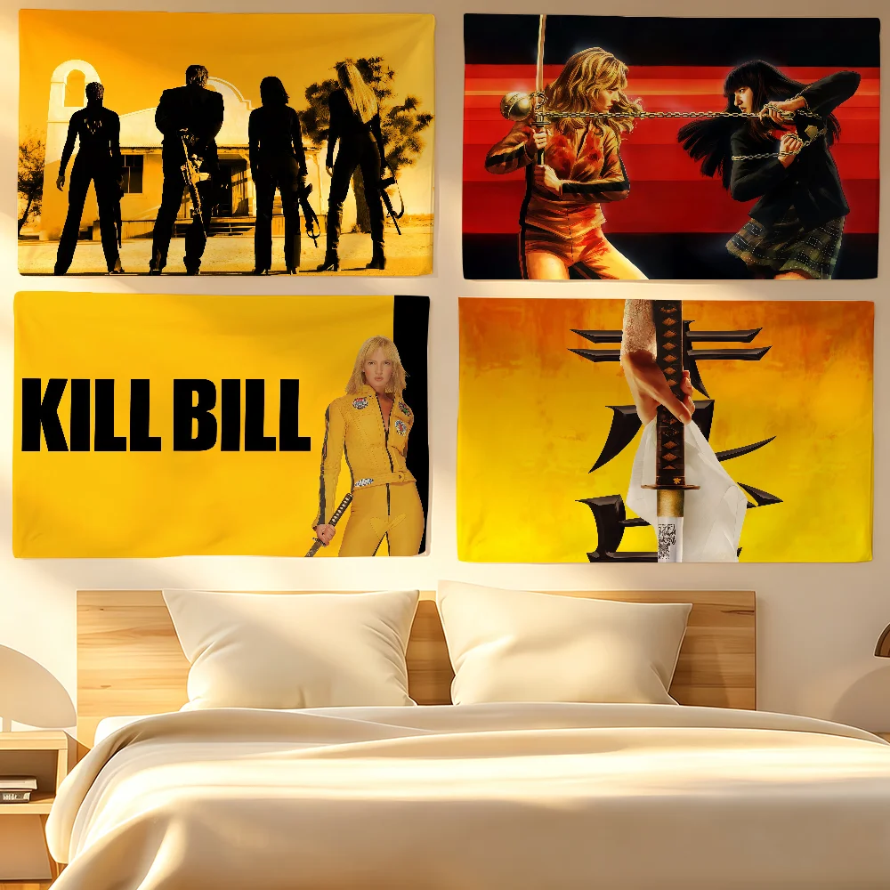 Action movie K-Kill bill flag For Living Room Home Dorm Decor Wall Outdoor Camping Party Banner Gifts