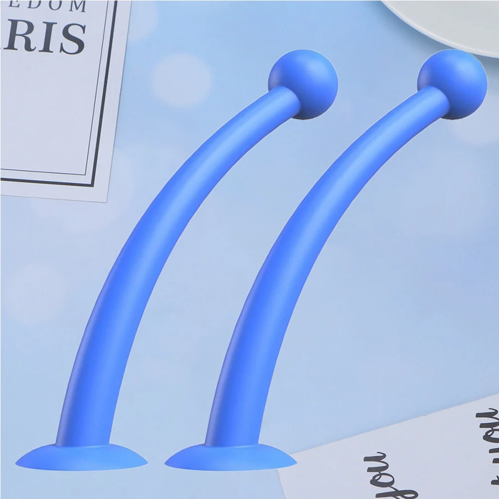 

1Pair Blue Silicone Suction Cup Tentacles Antennae Motorcycle Accessories Durable Safe Energy Saving