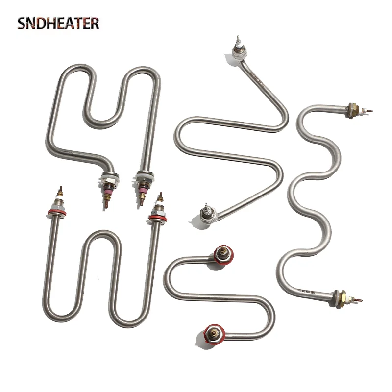 SNDHEATER Customized U Shape Water Heating Element M16 M18 Thread 120V 220V 230V 240V 380V Immersion Tubular Heater Resistance