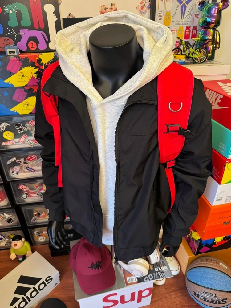 

Мужская верхняя одежда American Sle Flight Instructor Jaet ort Bla Warrior Tee-Proof для осени и весны, рабочая одежда, для поездок на работу и спорта