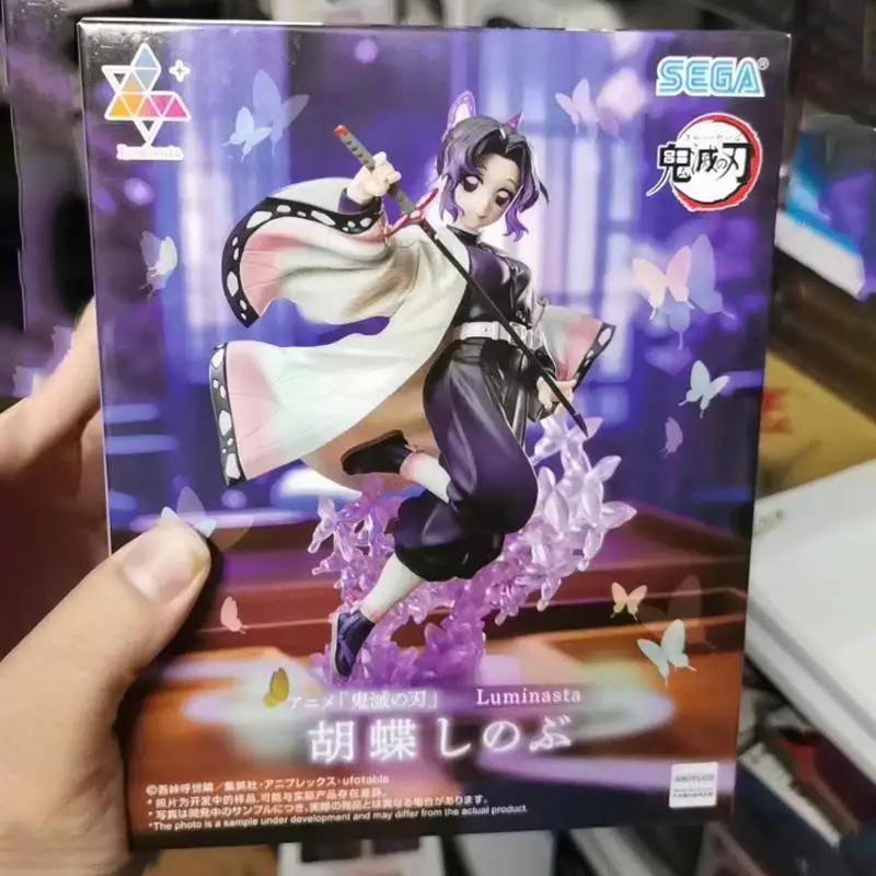 

In Stock Original Sega Luminasta Demon Slayer: Kimetsu No Yaiba Kochou Shinobu Collector Ornament Anime Figure Model Toy Gift