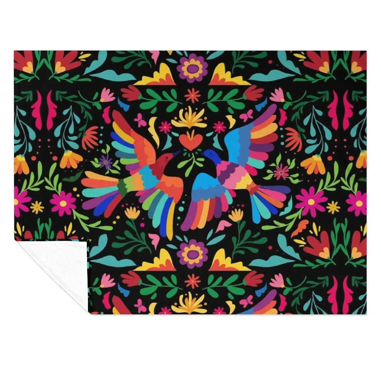

Best Art Mexican Embroidery Floral |Carnaval Seamless DecorativePatter Mexico Throw Blanket Vintage Thin Blankets