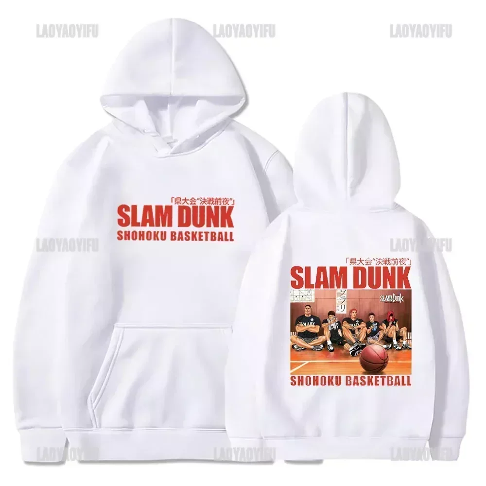 2024 Anime Slam Dunk Hoodie Boy Girl Fashion Hoody Sweatshirt Fleece Male Hip-hop Hip-hop Hot Sale Winter Loose Streetwear