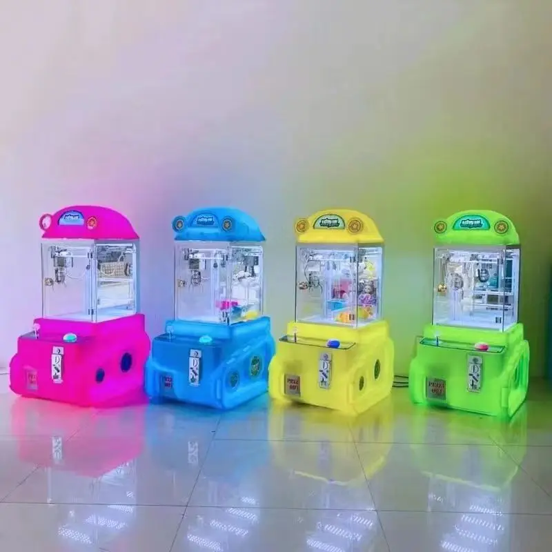 Máquina Expendedora de grulla de garra de 30cm, Kit de bricolaje, premio, juguete de felpa, tablero de juego, pórtico, Joystick, botón pulsador, fuente de alimentación, aceptador de monedas