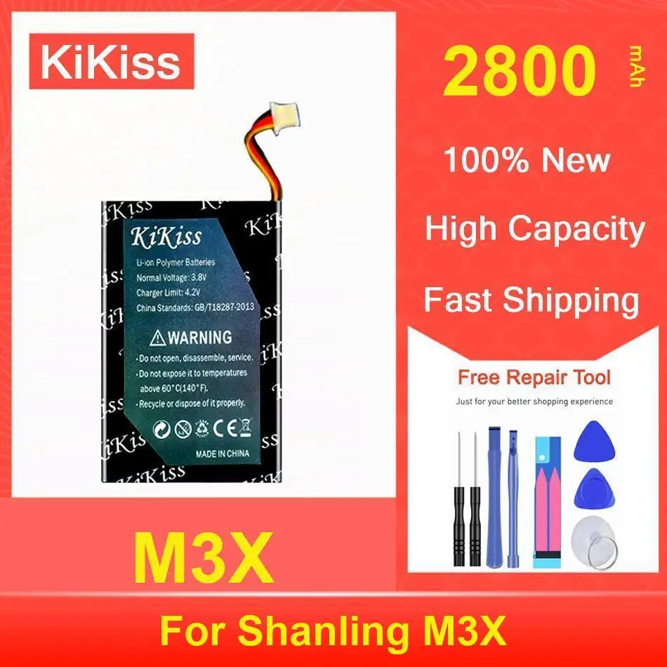 

Kikiss Battery 2800Mah M3X For Shanling