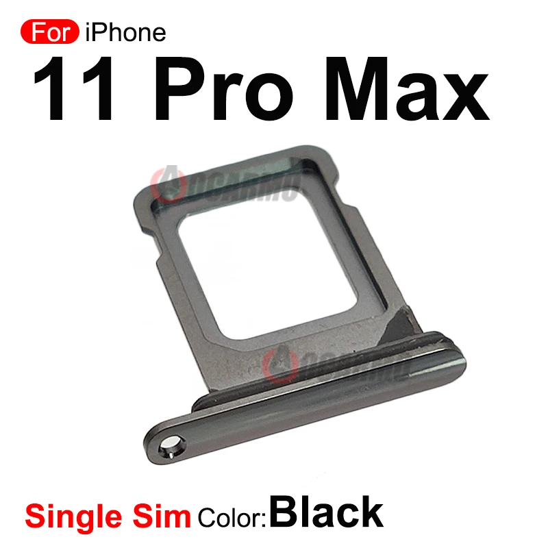 For iPhone 11 Pro Max SIM Card Single Dual Sim Tray Slot Replacement Part