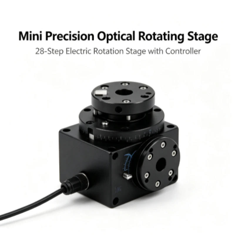 For Miniature 28-step Indexing Disc, Integrated Drive High-precision Optical Electric Rotary Table