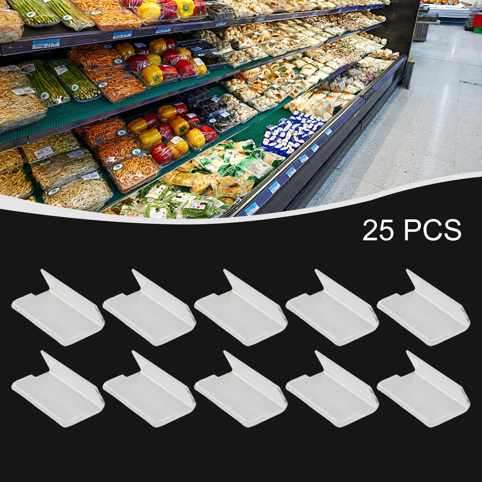 Convenient Useful Price Tag Stand for acrylic Holder Label for mini Plastic Racks Sign Transparent Accessories