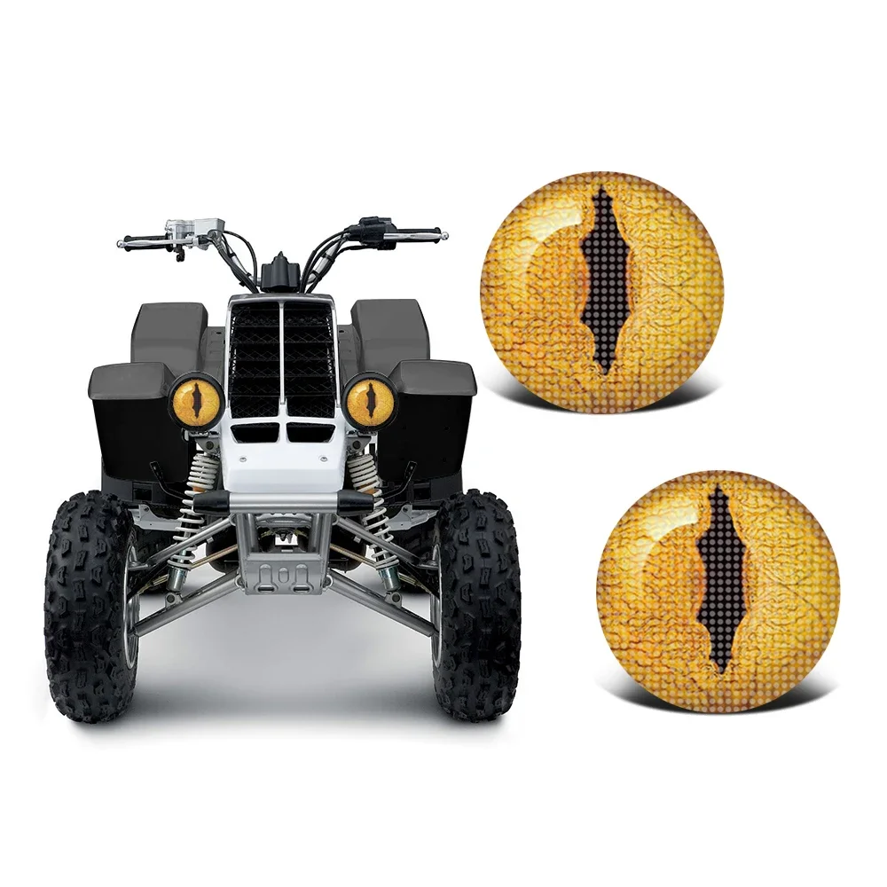 

Headlight Eye Graphics Kit Light Cover protective film sticker Headlight For Yamaha Banshee 350 1987-2005