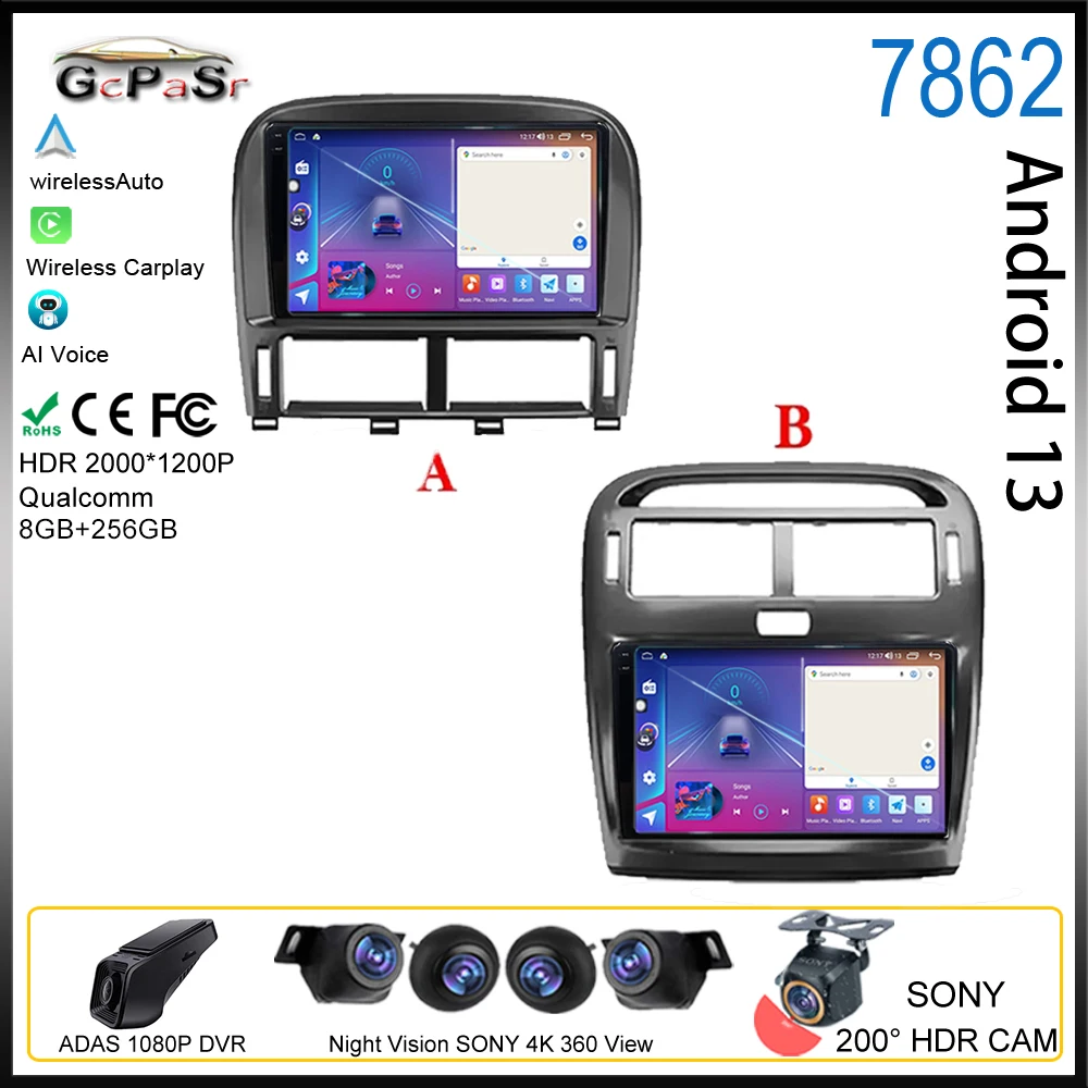 

Android 13 For Toyota Celsior XF30 2000-2006 For Lexus LS430 XF30 LS 430 2000 -2006 Autoradio Multimedia Carplay Video Carpaly