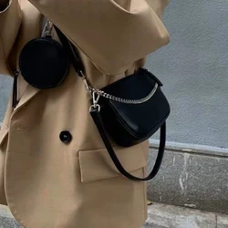 Women's bag new three in bag feeling armpit stick bag artistic and fresh single shoulder crossbody bag trend shoulder bag women