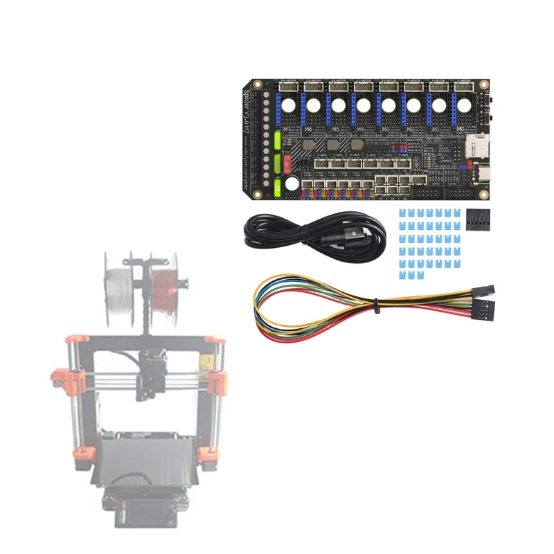 3D Printer Mainboard Featuring 120uF/63V Capacitors 24V/48V