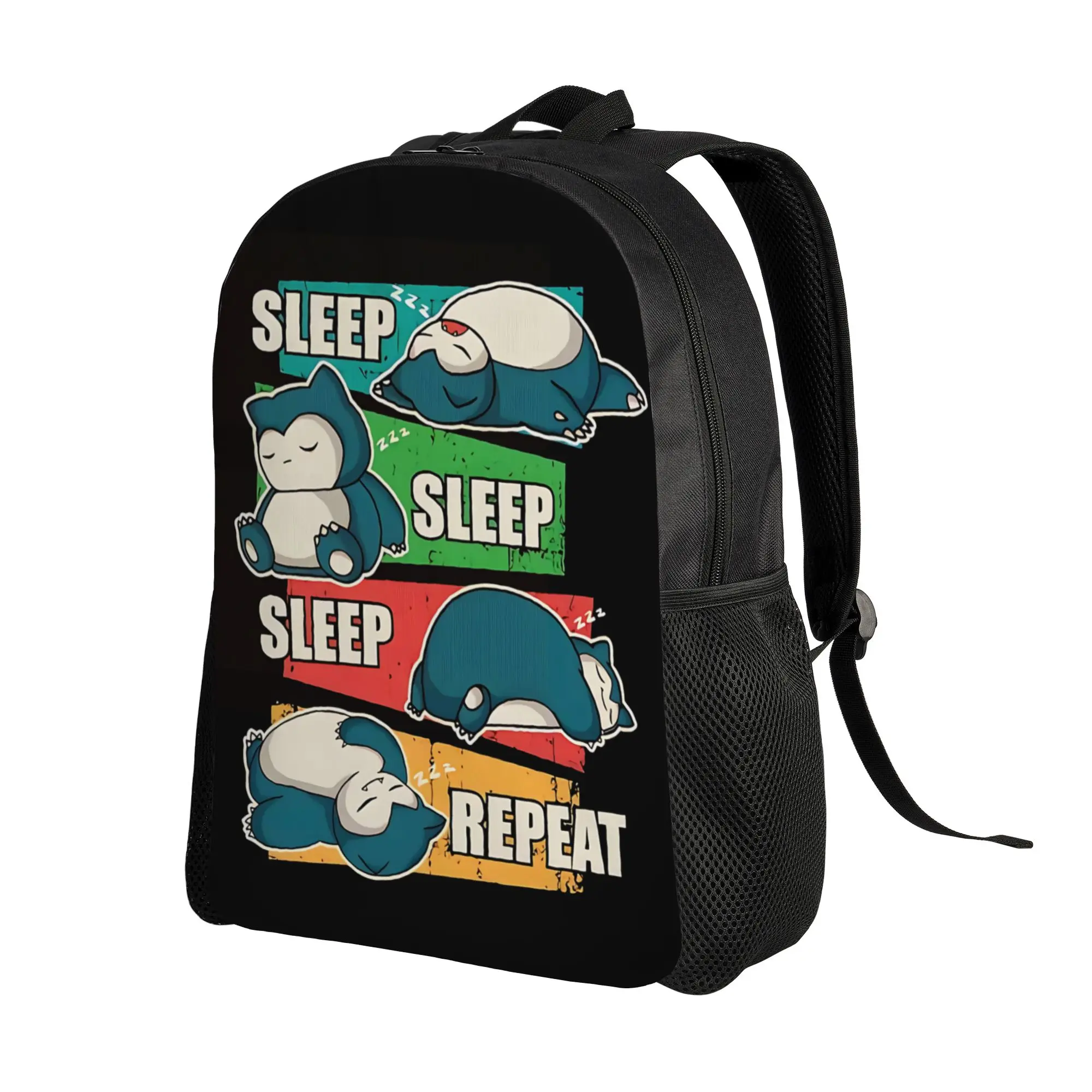 Fashion Backpacks Pokemon Backpack Daypack I Need Sleep mochila High School Sturdy Shoulder Rucksack