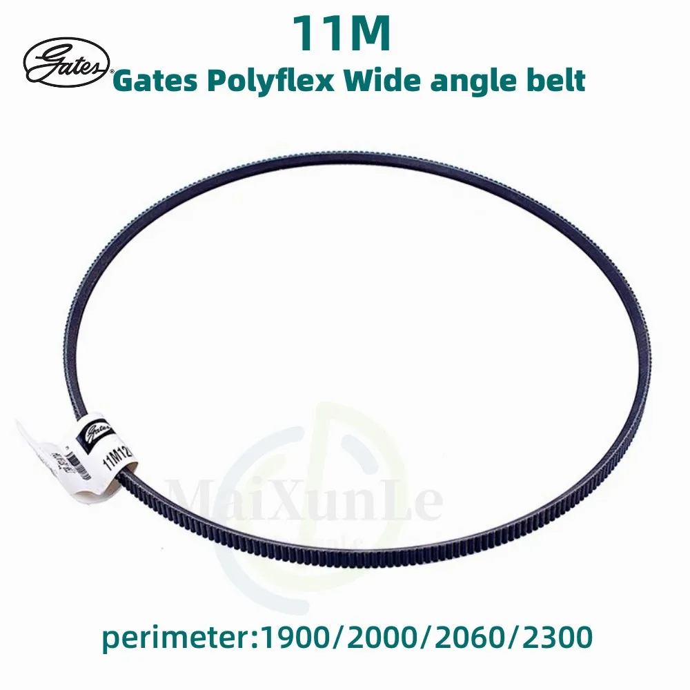 

1Pcs 11M Gates Polyflex Wide angle belt 11M-1900 2000 2060 2300 Suitable For Mechanical Equipment