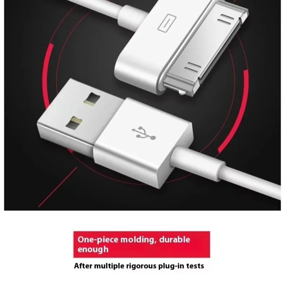 

1M 30 Pin To USB Cord Adapter Nano Touch Charging Data Cable For iPhone 4 4S 3G 3GS IPad 2 3 IPod Type C To 30Pin Charger Cord