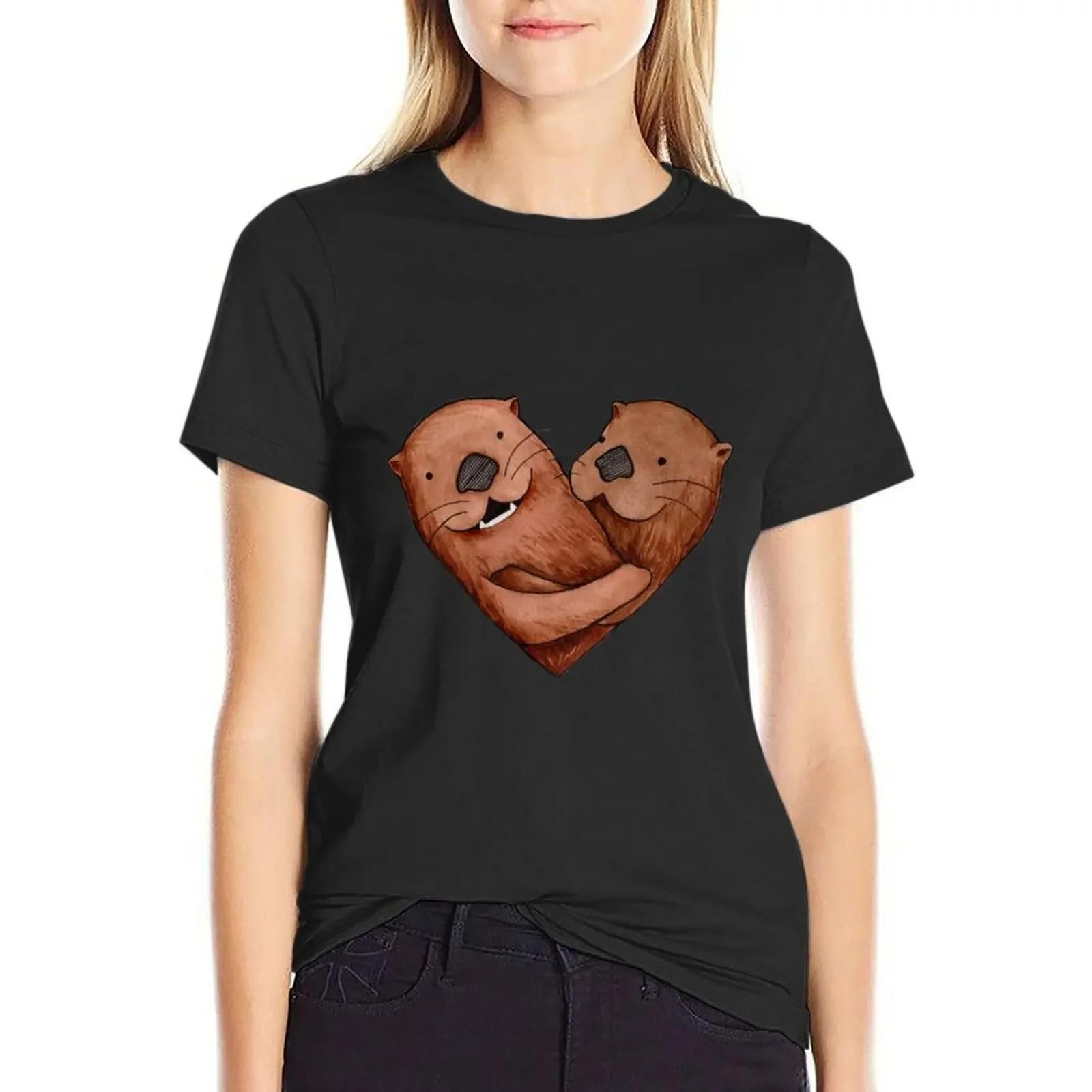 

My Otter Half T-Shirt kawaii clothes plus sizes korean fashion tops for Women