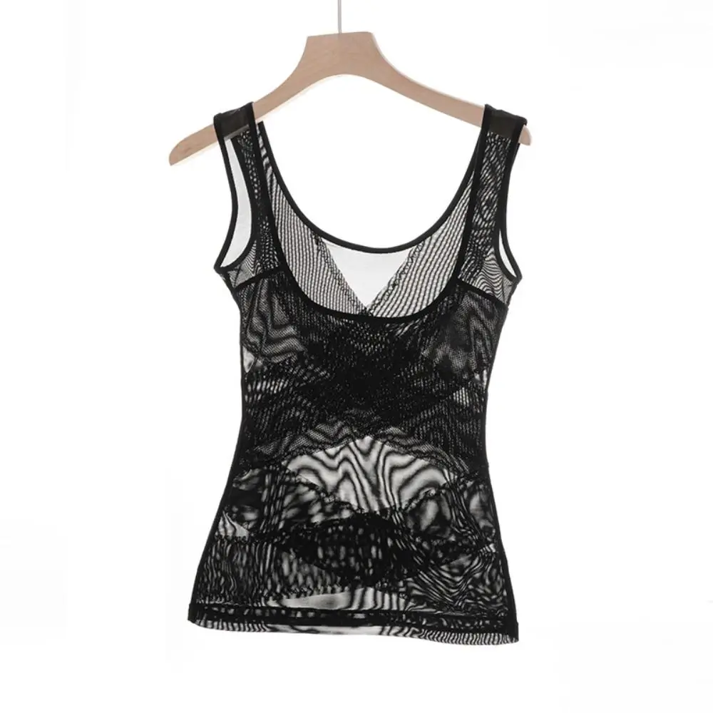 Elastischer Netz-Bodysuit, schlankmachend, nahtlos, Bauchweg, Postpartum-Weste, Bauchkontrolle, Dessous, Damen-Korsett-Top, Postpartum – Detail 2