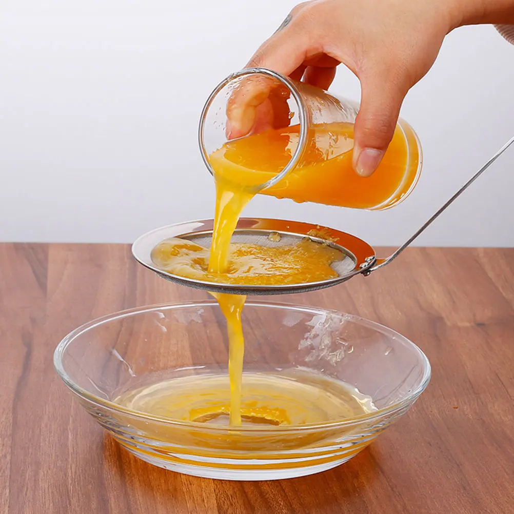 

Slotted Stainless Steel Colander Spoons Hot Pot Fat Skimmer Filter Individual Mesh