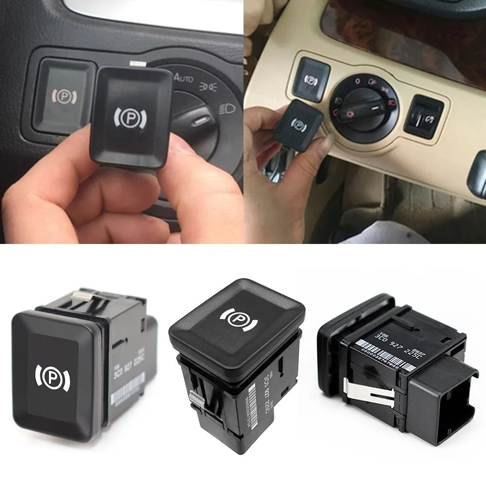 Control Button Switch 3C0927225C Hand Brake Switch Eletronic 8 Pins Parking Brake Switch Handbrake for VW Passat B6