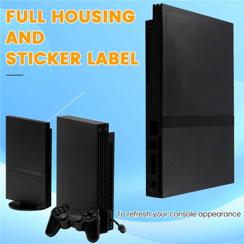 Carcasa adecuada para consola PS2 serie 70000 con juego de tornillos