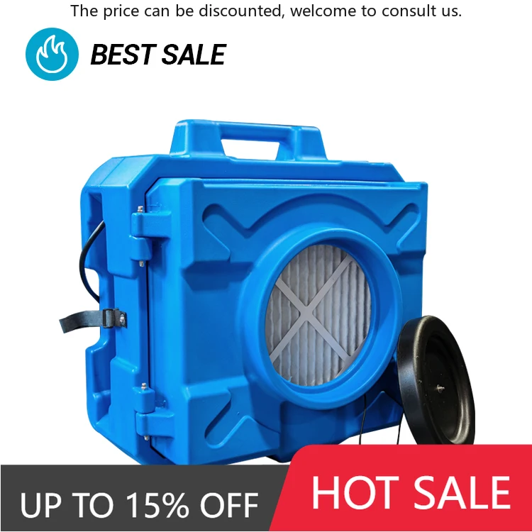 

Hot Sale 500 CFM Hepa Filter Air Purifier Electric Air Scrubber