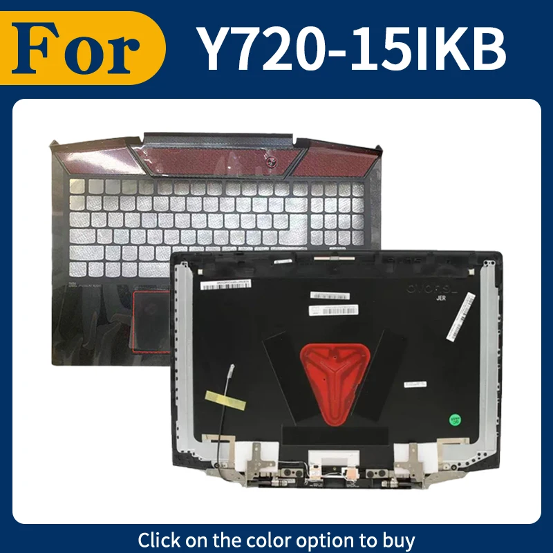 Black New For Legion Y720 Y720-15 Y720-15IKB Y720-15ISK Laptop LCD Back Cover Palmrest Case Touchpad