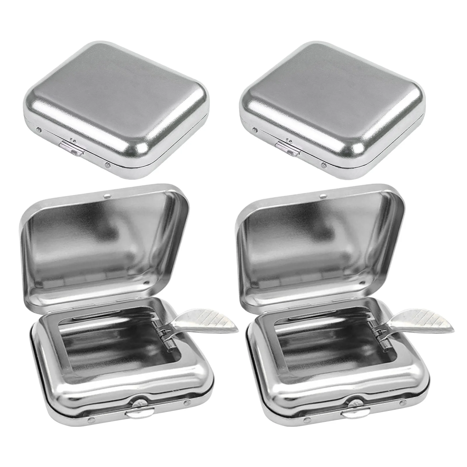 

4 Pcs Ashtray Trays Indoor Ashtrays for outside Smokers Outdoor Automotive Outdoors