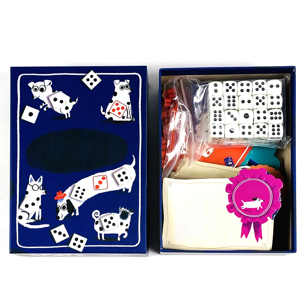 

Card Game - A Game About Rolling Dice To Boost Your Luck And The Dog Board Game Family Interactive Games Holiday Games