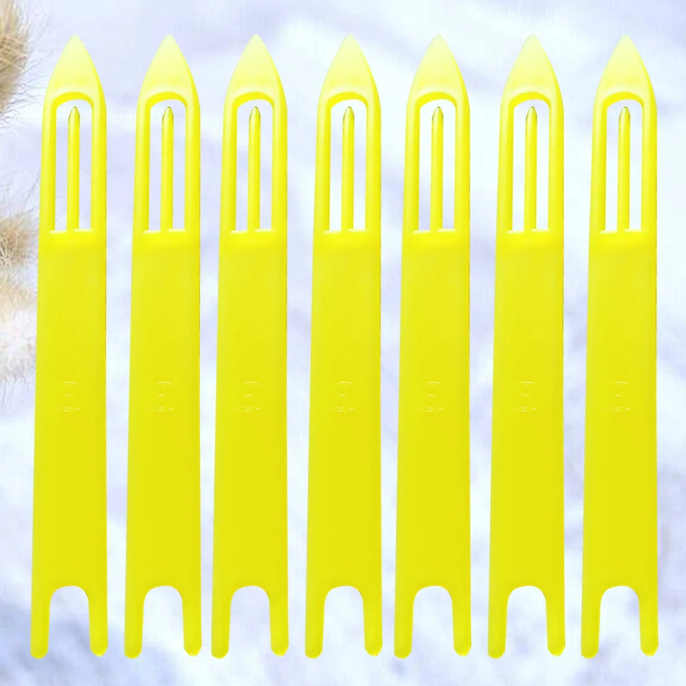 

30 Pcs Fishnet Needle Shuttle Knitting Needles Fishing Line Sewing Manual Accessories Tools Lace Weaving Meshing Repair