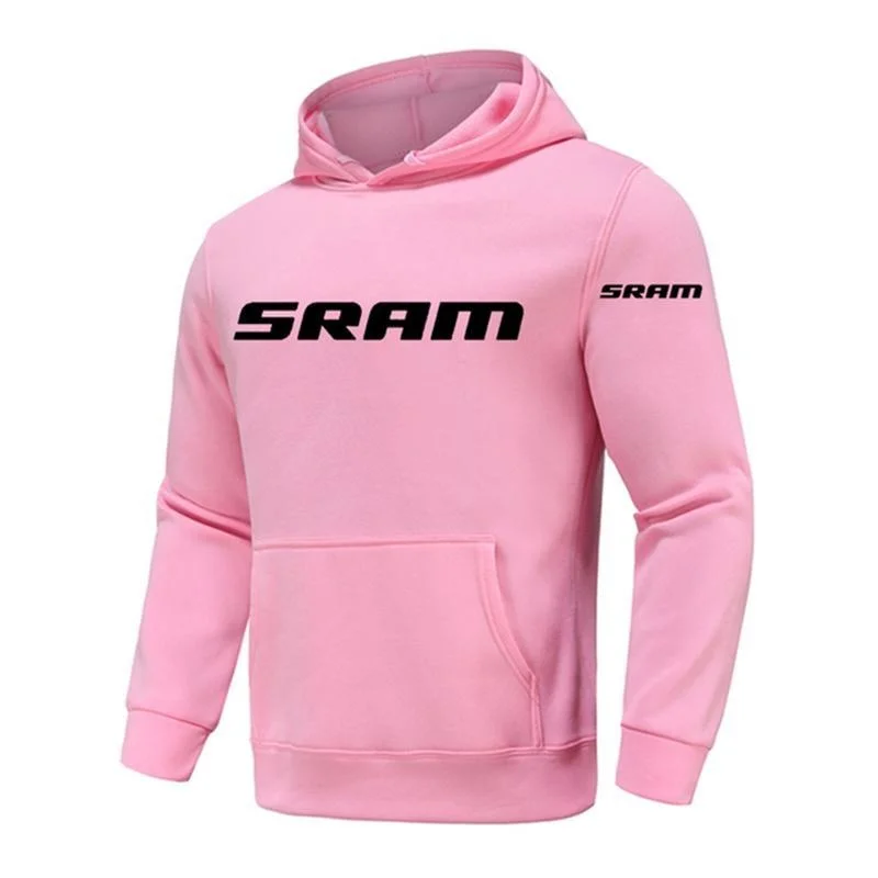 Men women Fashion Pink Hoodies Long Sleeve print Pullover Tops Casual Pocket Hoodies Unisex Outer Loose Sport Wear