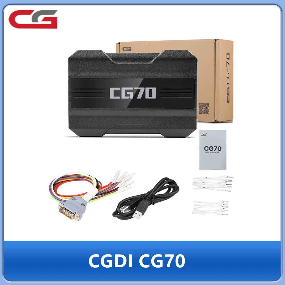 

CGDI CG70 V1.2.4.0 Инструмент для сброса подушек безопасности Прозрачные коды неисправностей Один ключ Без сварки Без разборки очищает код неисправности с только один ключ