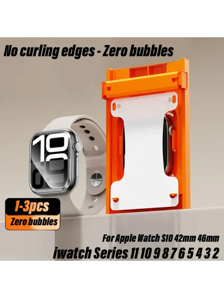 Einfach zu installierendes Kit Displayschutzfolie für Apple Watch Ultra3-2-1 49MM42mm-46mm iwatch Serie 11-10-9 8 7 44-45mm weiche Keramikfolie