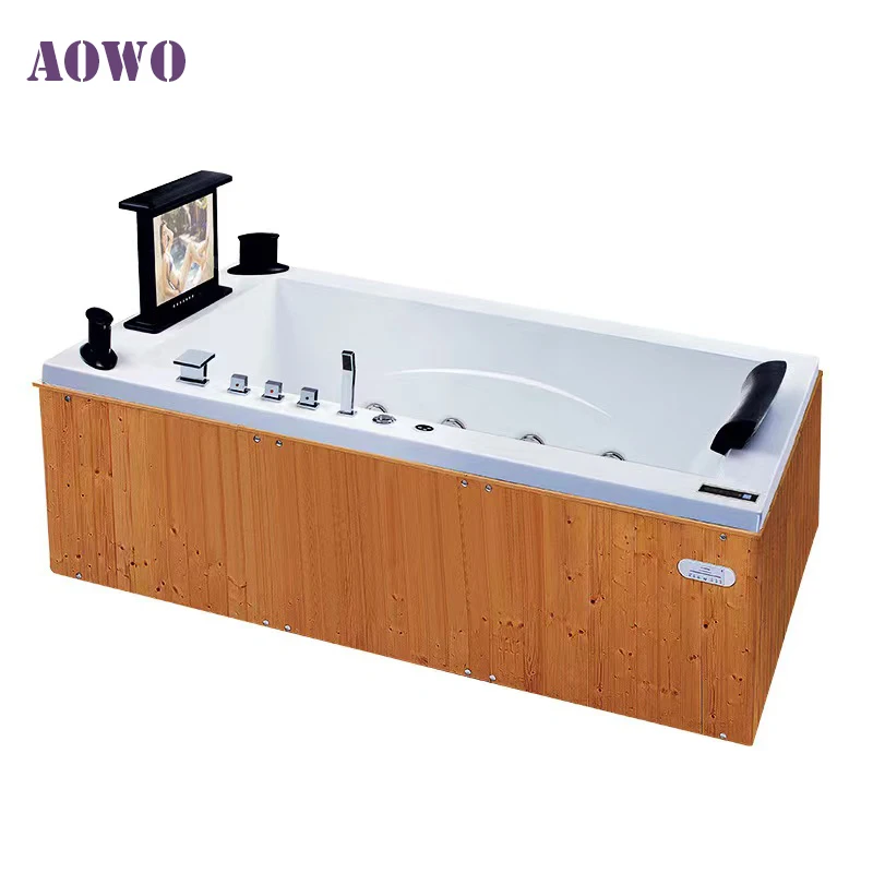 

Yacusi Inflable Spin Spa Luxury Massage Bathtub With Wood Color China Jakuzzy Manufacturer