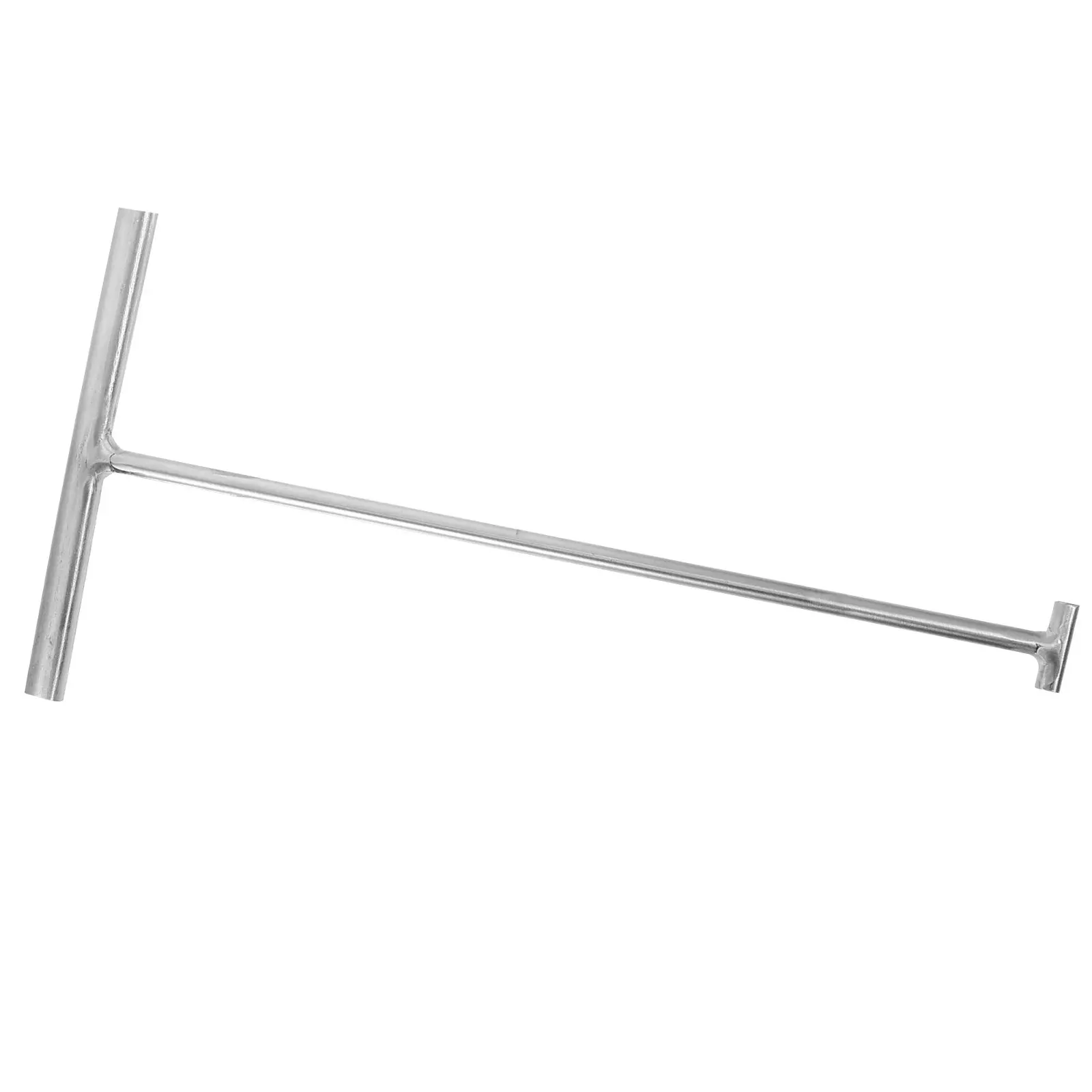 Heavy Duty Stainless Steel Manhole Cover T-Hook Tool for Sewer Drain Lid Removal & Rolling Door Hook