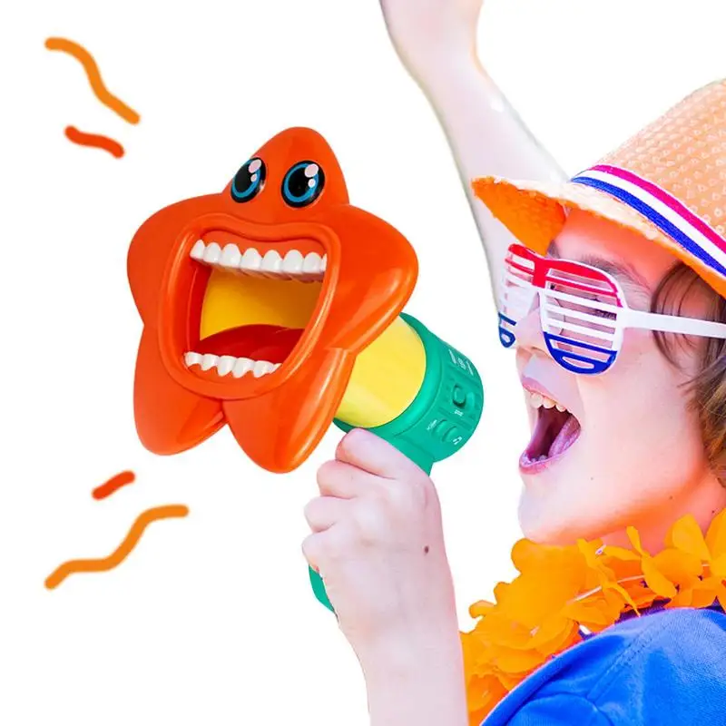 

Kids Voice Changer Funny Megaphone Voice Changer With Different Voicing Effects Portable Handheld Loudspeaker Megaphone Trick