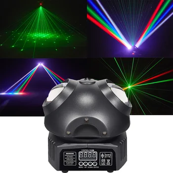 Luzes de discoteca beetlebaby-feixe rgb 36w luz de palco movendo a cabeça luz laser rgb dmx512 casa festa dj discoteca bar