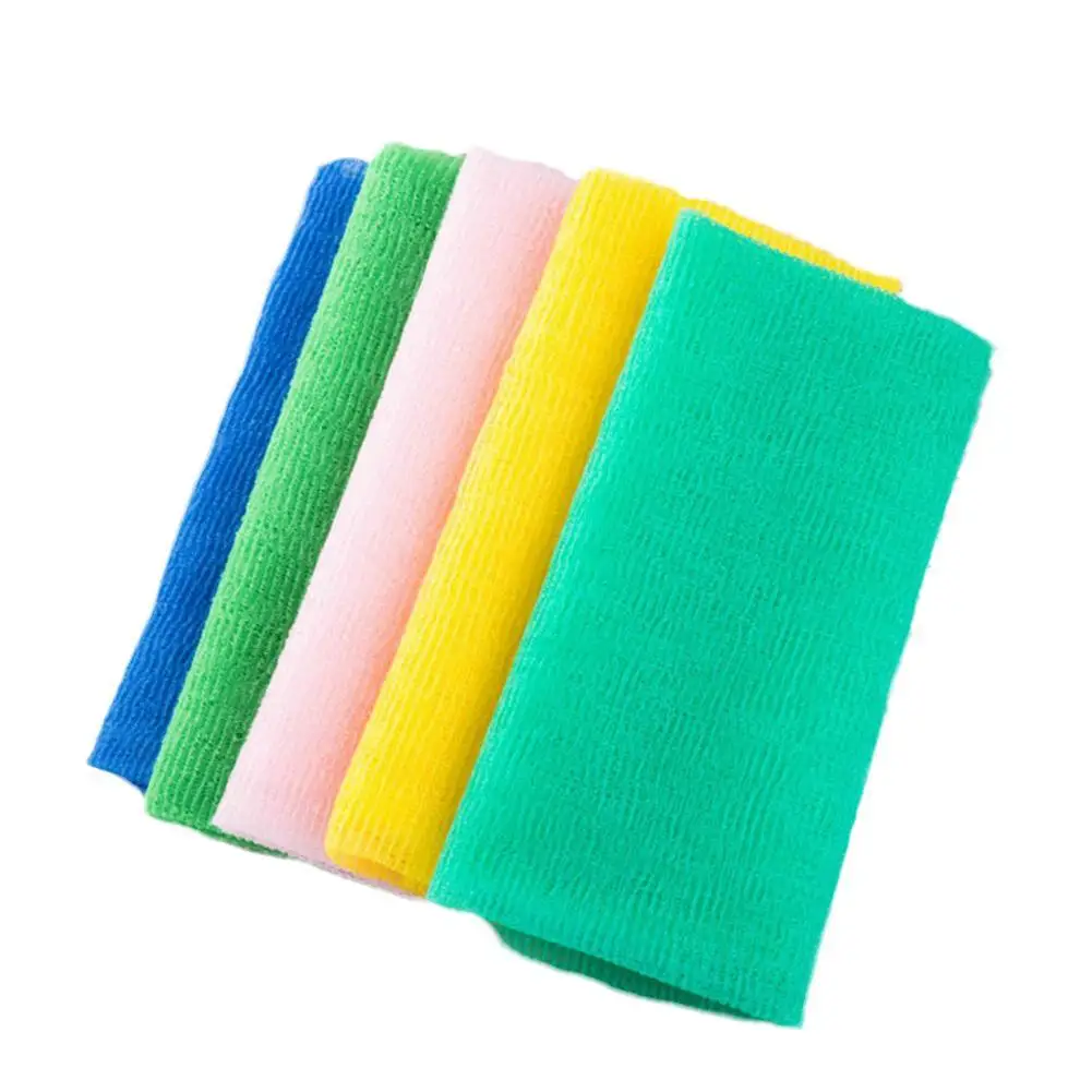 30*90cm Nylon reiben Waschlappen Badet uch Bürste für Rücken tücher Peeling Peeling Dusch schwamm Körper Bad zubehör y5x1