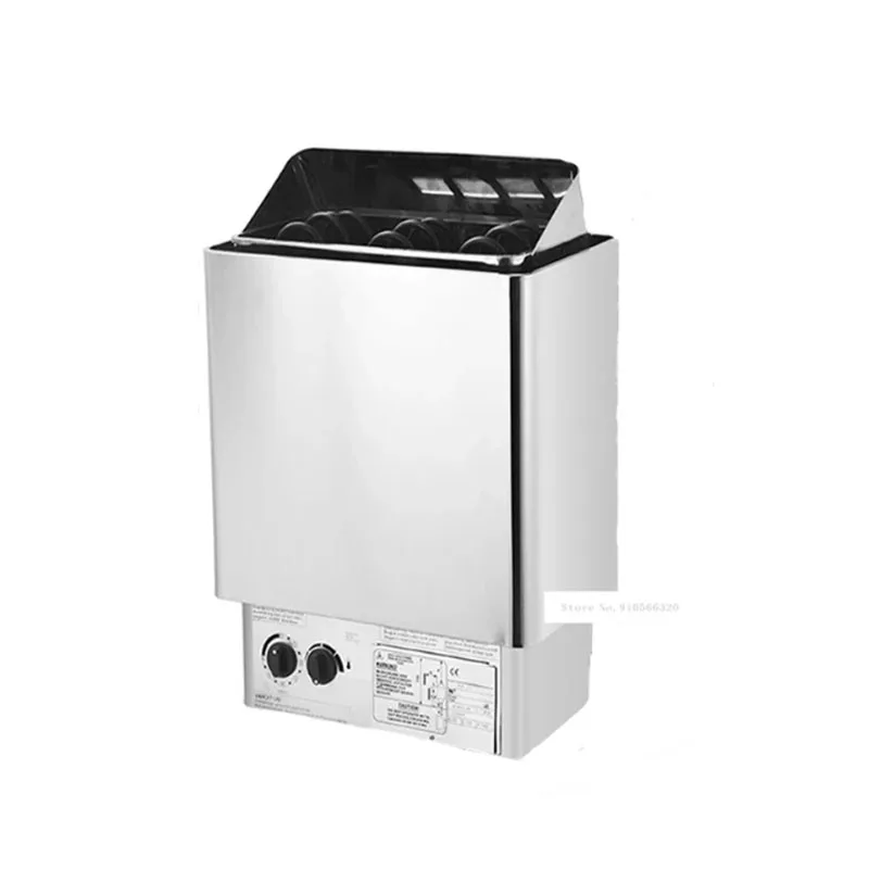 Household 304 Stainless Steel Sauna Stove Internal Control Heating Furnace Sauna Equipment Sauna Steam Generator 220V-380V 4.5KW