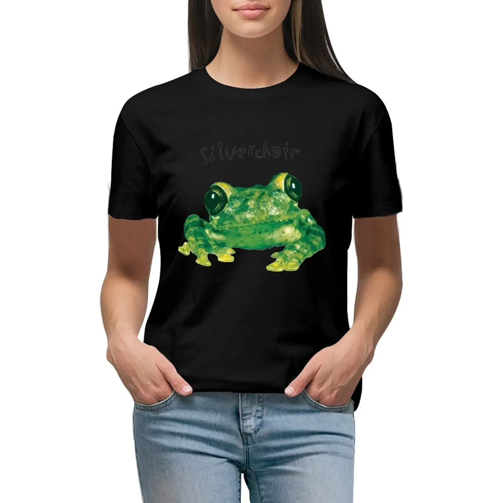 Silverchair - Frogstomp _95 Frog T-Shirt female plain plus sizes anime clothes oversized workout shirts for Women