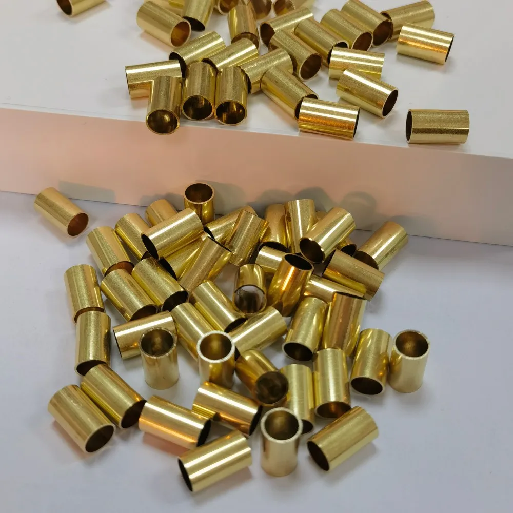 Messingrohr, Wandstärke 0,5 mm, Außendurchmesser 9–16 mm, Länge 15 mm, für Heimwerker-Handwerkzeuge, hochwertiges Messing-Hülsenrohr, 10–50 Stück, kleiner Großhandel – Detail 3