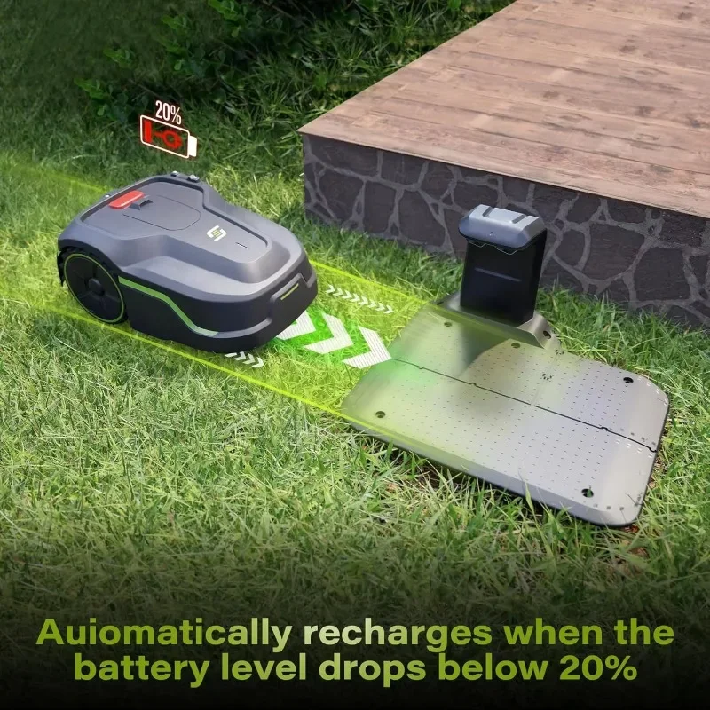 

NEOBRISKEN Powered Automatic Robotic Lawn Mower Operated Outdoor Equipment