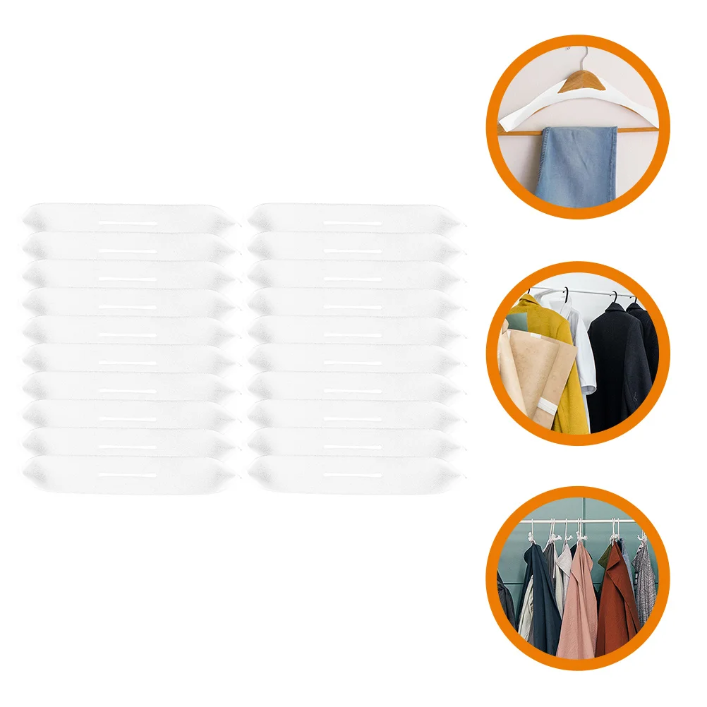 

20 Pcs Clothes Hanger Anti-slip Sponge Cover Anti-skid for Coat Protective Hanging Rack Household Shoulder Protector